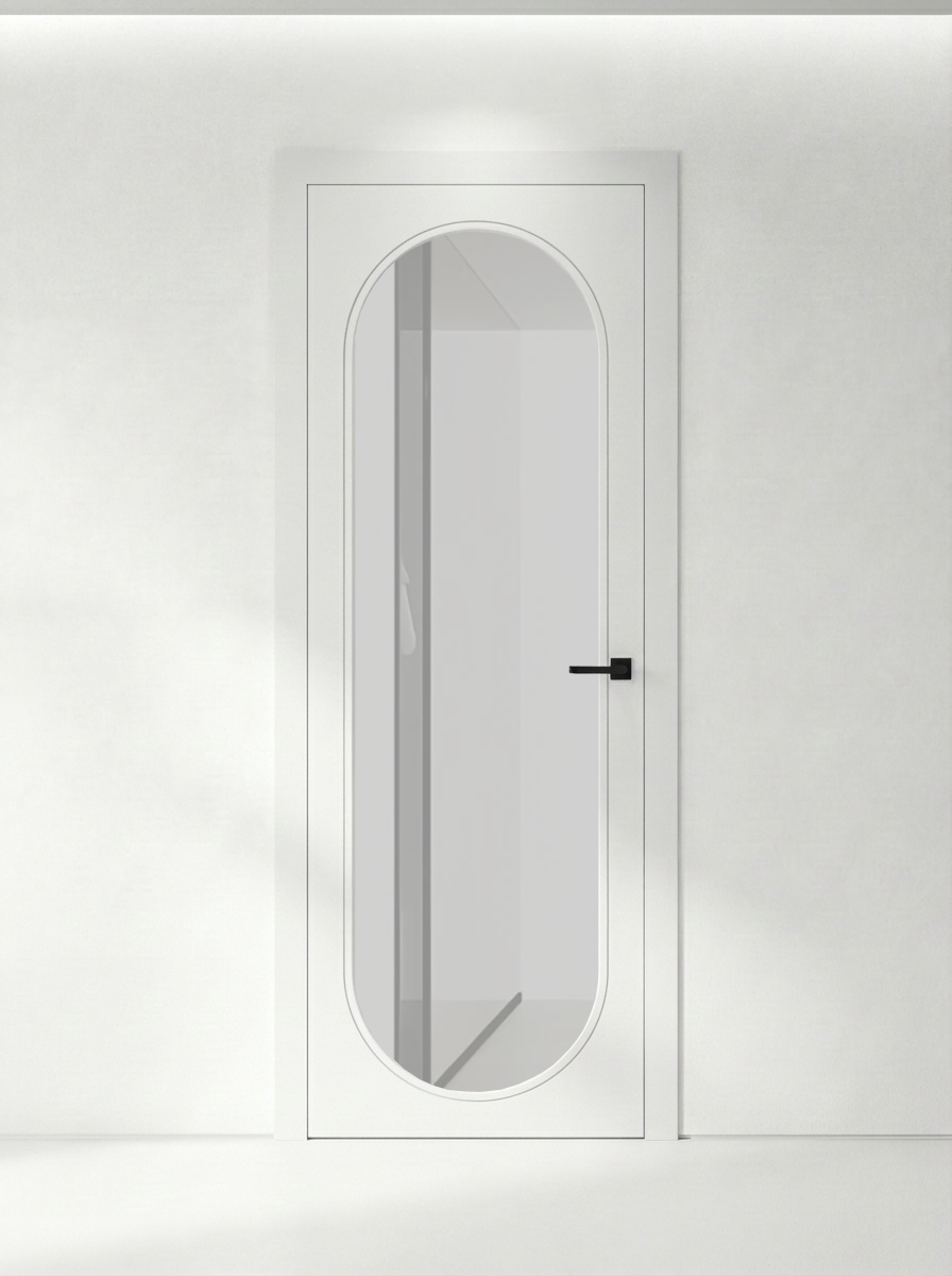 Межкомнатная дверь «Этна 3 со стеклом/зеркалом»