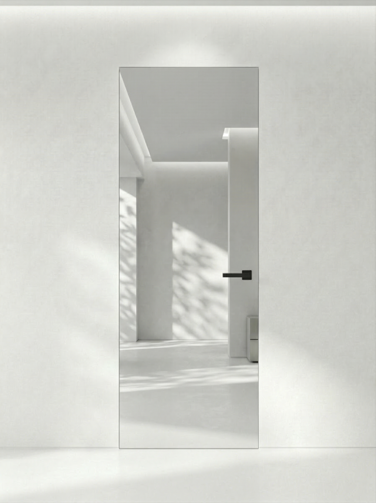 Межкомнатная дверь «Скрытая с зеркалом»